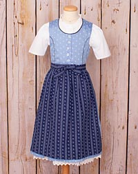 "Nübel" Dirndl, Bluse, Schürze