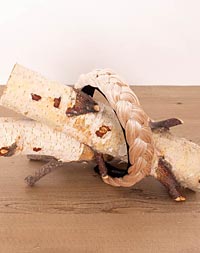 "Haarreif" Samt beige