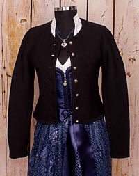 "Falkenberg" Strickjacke schwarz