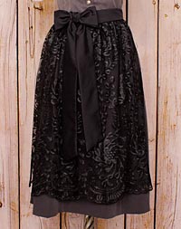 "Hameln" Schmucksch&uuml;rze schwarz midi