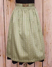 Sch&uuml;rze midi gemustert salbei