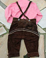 "Bruno" Kniebund- Lederhose