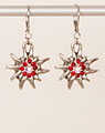 "Wilma" earrings red