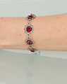 "Blume" bracelet red