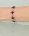 "Blume" Armband rot