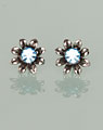 "Biggi" ear stud light blue