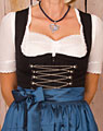 Bedienungsdirndl lang ohne Schürze