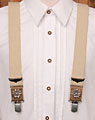 "Lorenz" suspenders beige