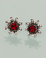 "Biggi" ear stud red