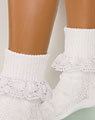 Socks with a frill