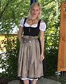 Bedienungsdirndl 70cm ohne Schürze