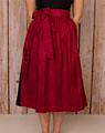 Apron midi red