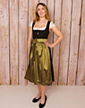 Apron medium- length, olive