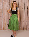 Apron midi apple- green