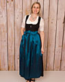 Dirndl- Schürze lang blau