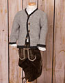 "Lommat" cardigan grey