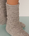 Socks grey- brown melange