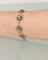 "Blume" bracelet olive
