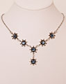 "Blume" necklace blue