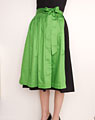 Cotton apron midi apple- green