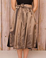 Apron midi taupe