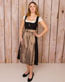 Dirndl Schürze midi taupe