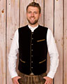 "Oelde" waistcoat black