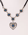 "Elsa" necklace blue