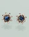 "Biggi" ear stud blue