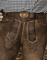 "Rudolstadt" Lederhose mit Gürtel