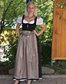 Bedienungsdirndl lang ohne Schürze