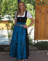 Bedienungsdirndl lang ohne Schürze