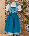 "Saarburg" dirndl, blouse, apron