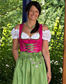 "Trier" Dirndl mit Schürze