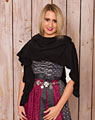 Poncho black