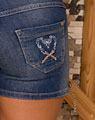 "Wilster" kurze Trachtenjeans