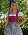 "Wustrow" Dirndl mit Schürze