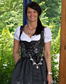 "Zell" dirndl + apron