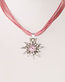 "Edelweiß" necklace antique pink