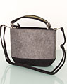 Filztasche d.grau/maigrün