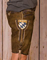 "Burgthann" leather trousers + belt