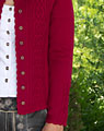 "Fichtelberg" Strickjacke weinrot