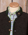 "Forstern" Strickjacke m. Stehkragen
