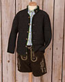 "Forstern" Strickjacke m. Stehkragen