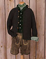 "Forstern" Strickjacke m. Stehkragen