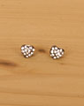 "Herz" ear stud crystal