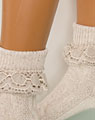 Socks with a frill nature