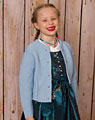 "Königsberg" Strickjacke hellblau