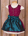 Baby Dirndl mit 2 Schürzen & Bluse