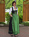 "Mühlhausen" Dirndl mit Schürze